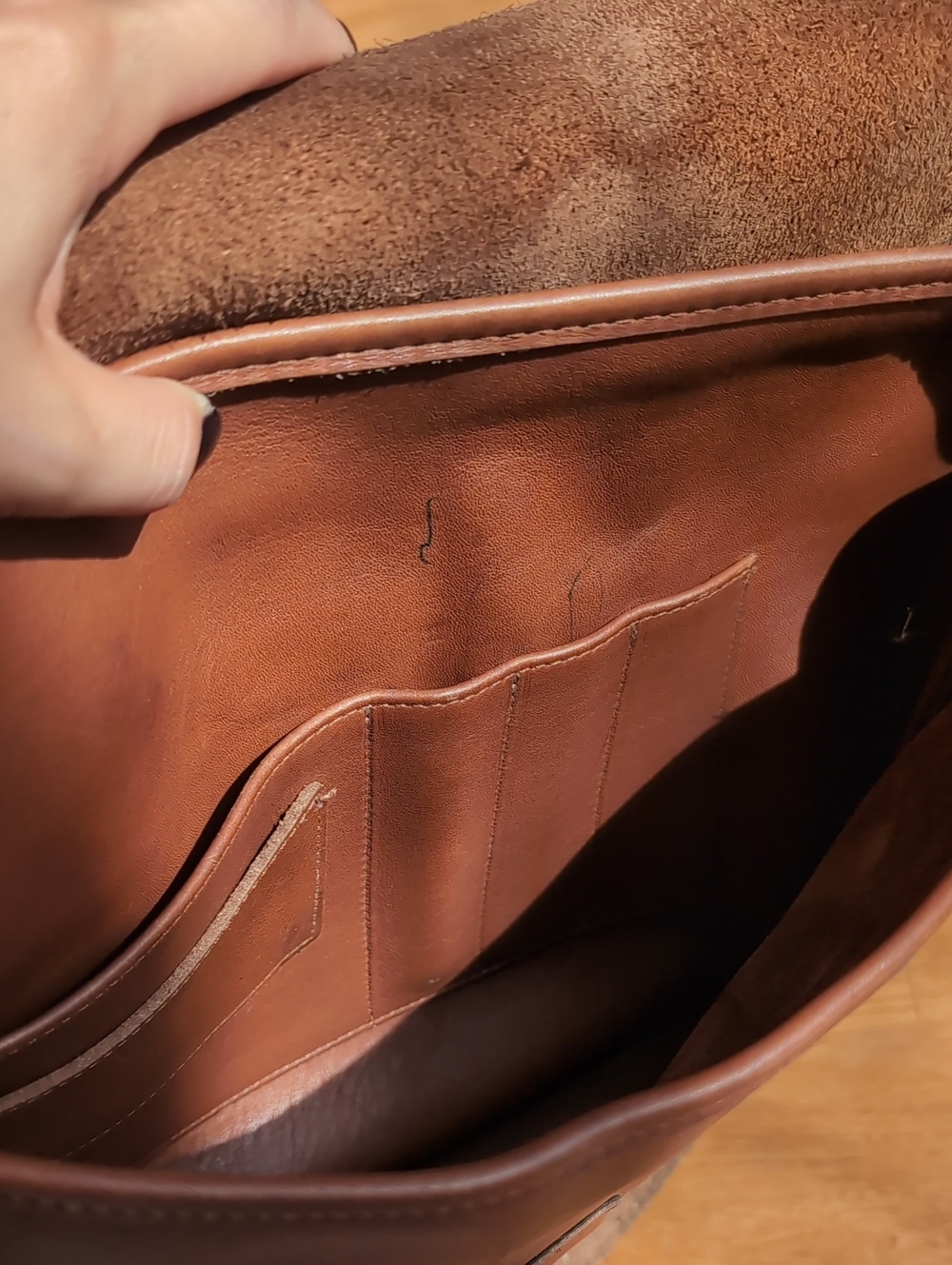 Vintage Coach Beekman Briefcase, British Tan - Picture 9 of 15